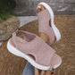 👡🌬️ Sandale cu platformă tricotate și respirabile pentru femei – Ușoare și moi ✨