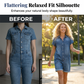 Rochie din denim cu mâneci scurte pentru femei