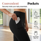 Pantaloni de antrenament elastici pentru femei, cu croi evazat