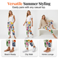 Pantaloni scurți casual pentru femei cu imprimeu floral