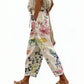 Pantaloni scurți casual pentru femei cu imprimeu floral