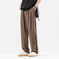 Pantaloni largi de casual din viscoză pentru bărbați
