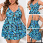 🌸👙Costum de baie întreg cu imprimeu la modă