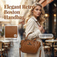 Geantă elegantă Boston, stil retro