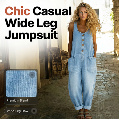 👖 Salopetă pentru femei, din denim, cu bretele