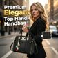 👜💖 Elegáns női kézitáska – Klasszikus felső fogantyúval és levehető vállpánttal ✨