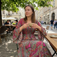 Rochie Maxi Bohemiană cu Flori pentru Femei