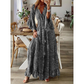 Rochie Maxi Bohemiană cu Flori pentru Femei