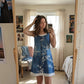 👗☀️ Rochie de damă din denim cu imprimeu