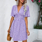 Women's Summer V-Neck Floral Dress