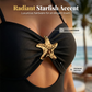 Costum de baie pentru femei cu decupaje și o stea de mare