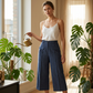 Pantaloni de costum cu talie înaltă pentru femei
