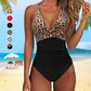 🥳 Promoție fierbinte 2026 🥳 Costum de baie întreg sexy cu imprimeu leopard