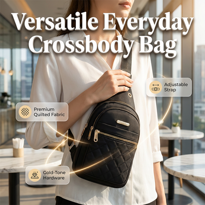 Geantă crossbody elegantă pentru femei, cu multiple buzunare