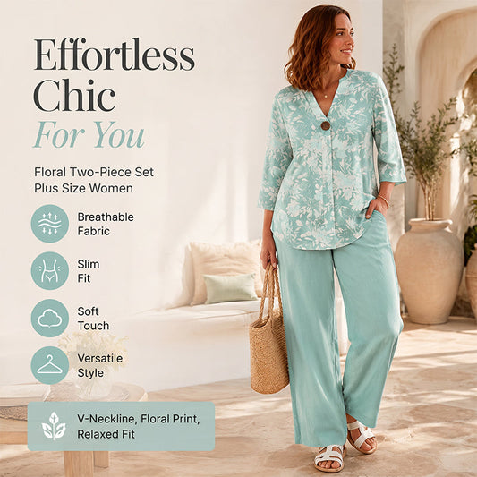 Set de 2 piese casual pentru femei, cu decolteu în V