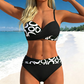 🌺👙 Costum de baie bikini cu imprimeu senzual