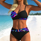 🌺👙 Costum de baie bikini cu imprimeu senzual