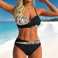 🌺👙 Costum de baie bikini cu imprimeu senzual