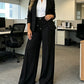 🎉 Pantaloni drepți cu talie înaltă – Elegant ✨