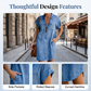 👗 Rochie casual din denim pentru femei