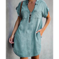 👗 Rochie casual din denim pentru femei