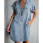 👗 Rochie casual din denim pentru femei