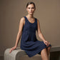 ✨ Rochie lejeră plisată, fără mâneci, pentru femei