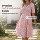 ✨ Rochie casual pentru femei cu decolteu în V, imprimeu și buzunare💐👗