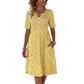 ✨ Rochie casual pentru femei cu decolteu în V, imprimeu și buzunare💐👗