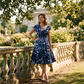 👗 Rochie elegantă cu imprimeu pentru femei