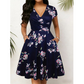👗 Rochie elegantă cu imprimeu pentru femei