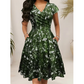 👗 Rochie elegantă cu imprimeu pentru femei