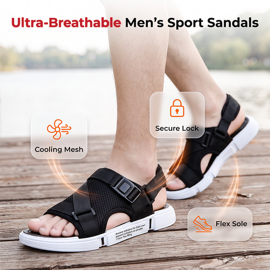 👣 Sandale sport din plasă unisex – Pași răcoroși, aderență robustă 🌲