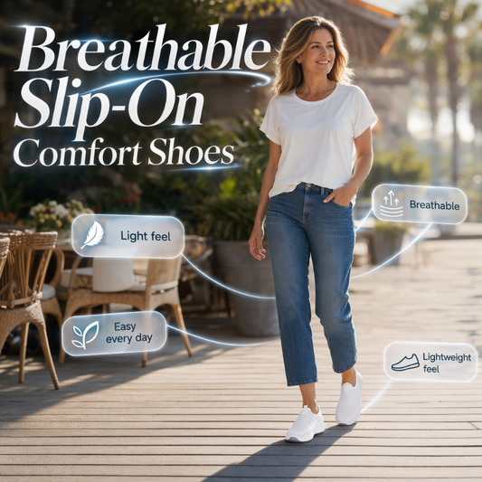 👟 Pantofi comozi pentru femei, slip-on, respirabili