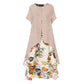 👗 Rochie casual cu imprimeu floral și aspect stratificat pentru femei💐👗