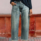 👖 Blugi pentru femei, retro, cropped, cu croială dreaptă