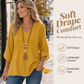 ✨ Bluză casual pentru femei cu decolteu în V și broderie