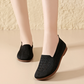 Női légáteresztő, repülő kötésű slip-on cipő