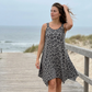 👗 Rochie de damă cu imprimeu leopard și bretele, mărimi mari