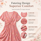 ✨ Rochie pentru femei cu decolteu în V, imprimeu floral și talie răsucită
