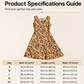 ✨ Rochie Leopard A-Line Effortless