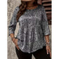 Women's Plus Size Paisley Print Blouse