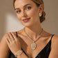 ✨ 💎 Set elegant de bijuterii cu cristale, 4 piese