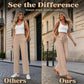 👖 Pantaloni Casual pentru Femei, Talie Înaltă, Cu Picior Larg