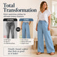 👕 Pantaloni casual pentru femei, cu șnur și picior larg
