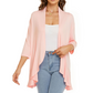 ✨ Cardigan pentru femei cu mâneci 3/4 și închidere deschisă în față