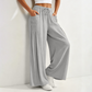 👖 Pantaloni din bumbac tip pânză, cu croială largă, pentru femei