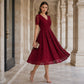 👗 Rochie Elegantă pentru Femei cu Decolteu în V și Dantelă
