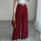 👖 Pantaloni eleganți pentru femei, cu talie înaltă și croială evazată, tip costum