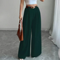 👖 Pantaloni eleganți pentru femei, cu talie înaltă și croială evazată, tip costum